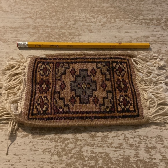 Vintage Miniature Rug - Picture 2 of 2